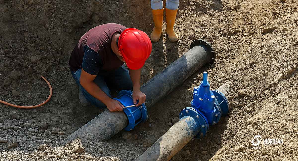 Instalación de redes de agua y desagüe