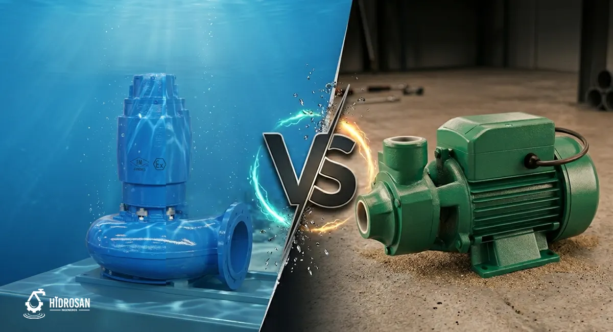 Bombas sumergibles vs. bombas de superficie: Toma la decisión correcta