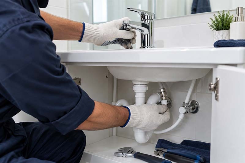 Instalación profesional de grifería y conexiones sanitarias