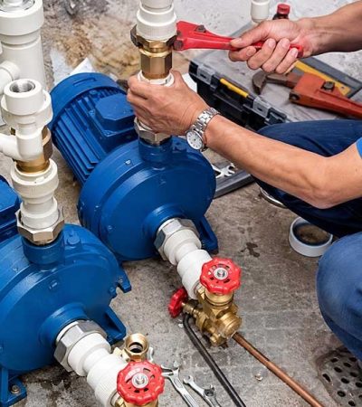 técnico de bomba de agua pueblo libre